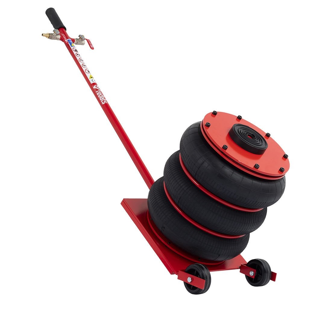 Redats pneumatikus 3 légpárnás emelő 4,5T/15-38,5 cm